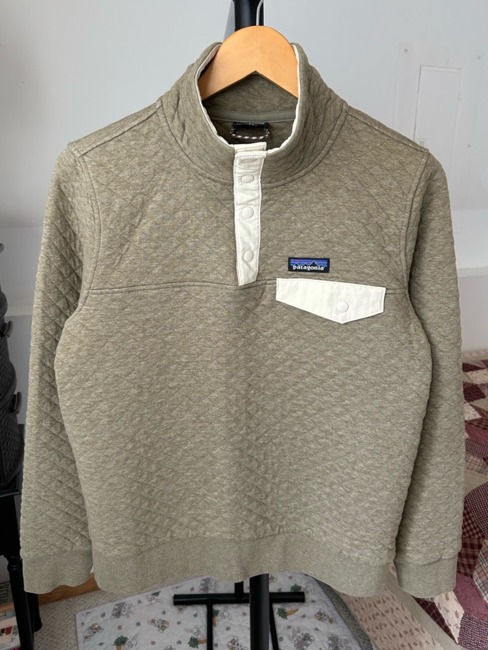 Patagonia Organic Cotton Quilt Snap-T Pullover Small